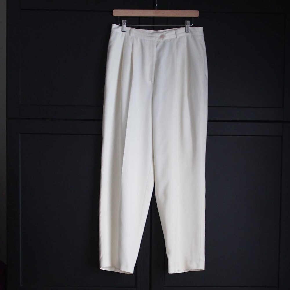 c. b. collections | Vintage Winter White Trousers
